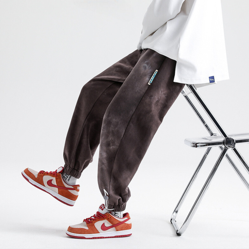 Jogger Acid Wash de Algodón para Hombre