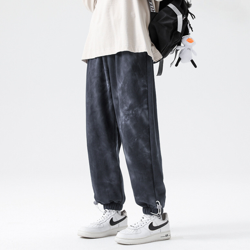 Jogger Acid Wash de Algodón para Hombre