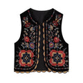 Aitana | Chaleco Boho Bordado Mujer Floral