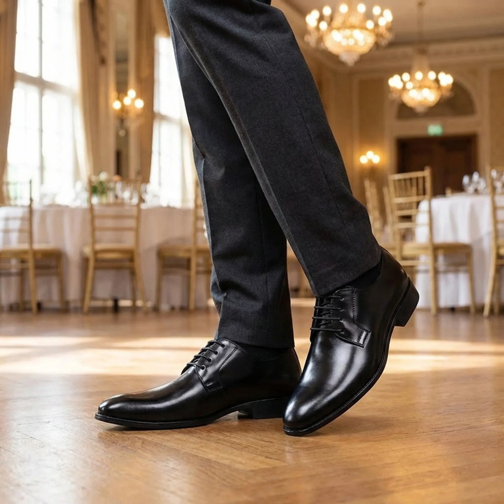 Rodrigo | Blucher de Piel con Cordones y Punta Redonda para Hombre