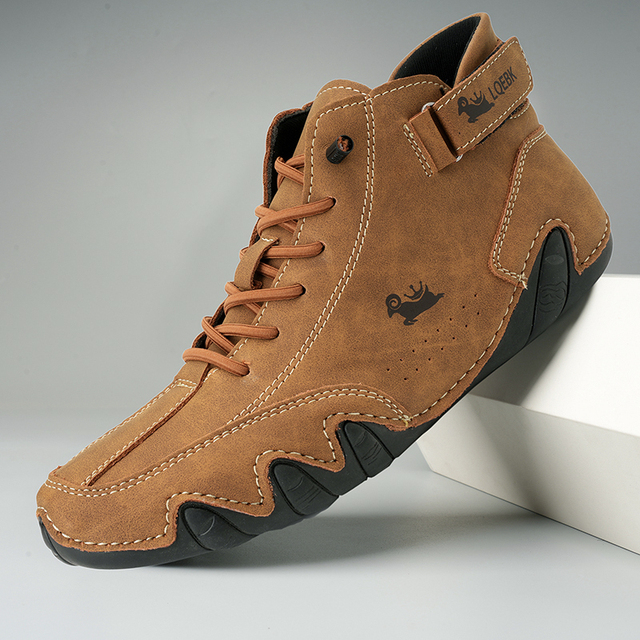 Rodrigo | Zapatos Casual de Ante Estilo Botín con Cordones para Hombre