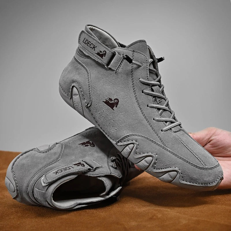 Rodrigo | Zapatos Casual de Ante Estilo Botín con Cordones para Hombre