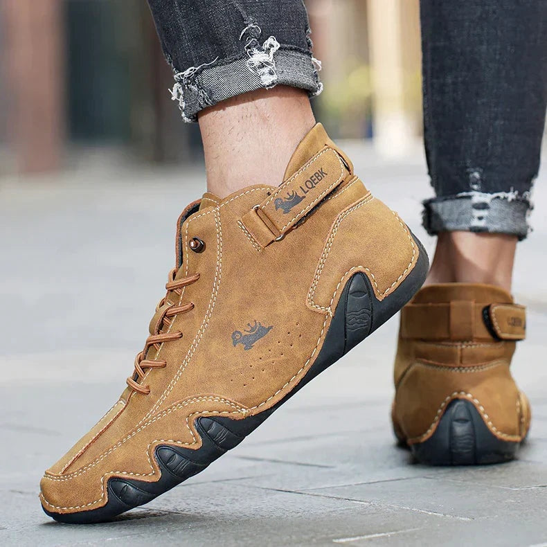 Rodrigo | Zapatos Casual de Ante Estilo Botín con Cordones para Hombre