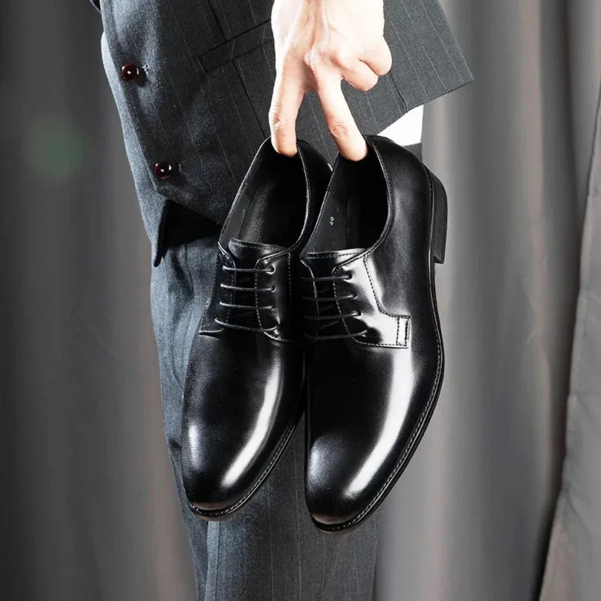 Rodrigo | Zapatos de Vestir Derby de Cuero con Cordones para Hombre
