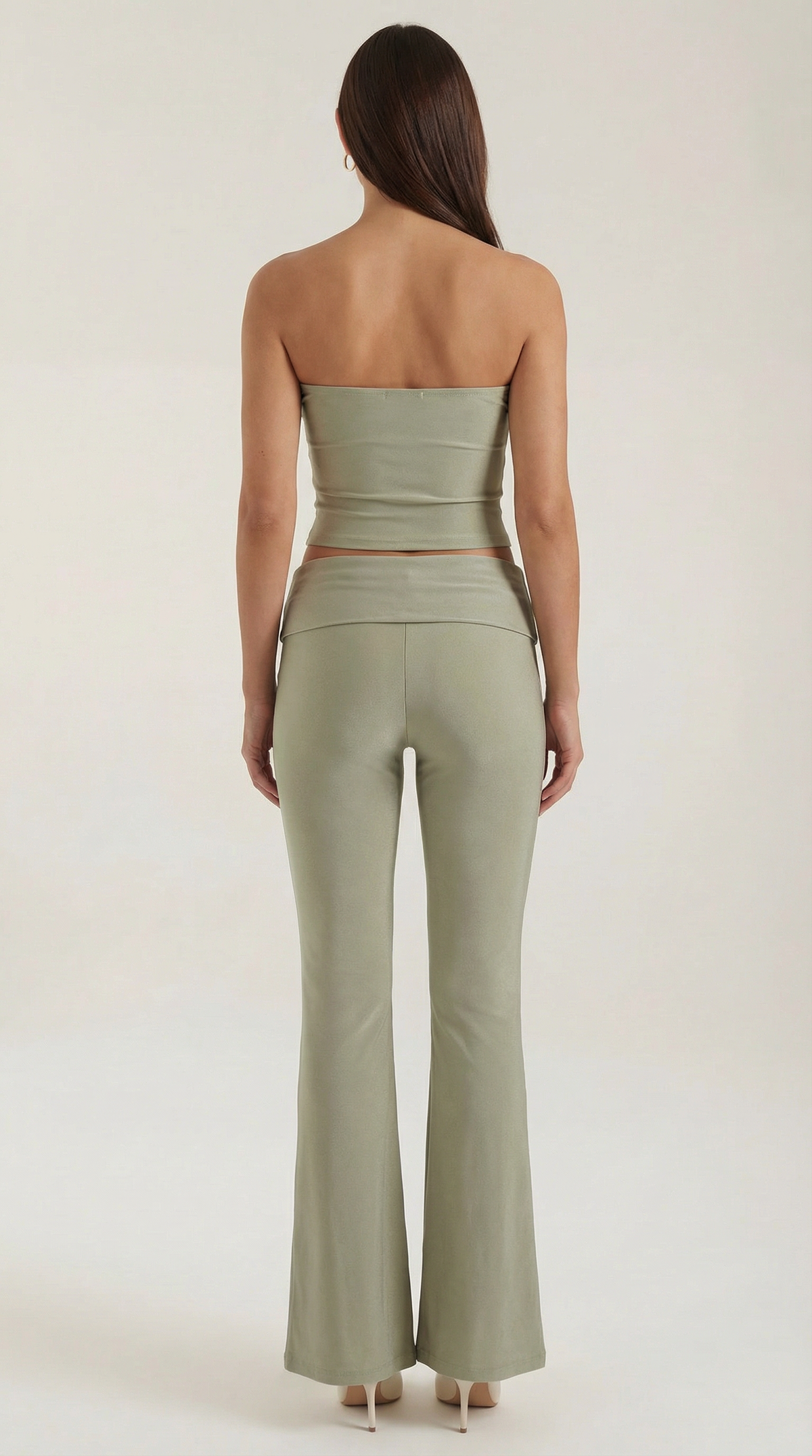 Sara | Conjunto Dos Piezas Bandeau Verde Menta Mujer