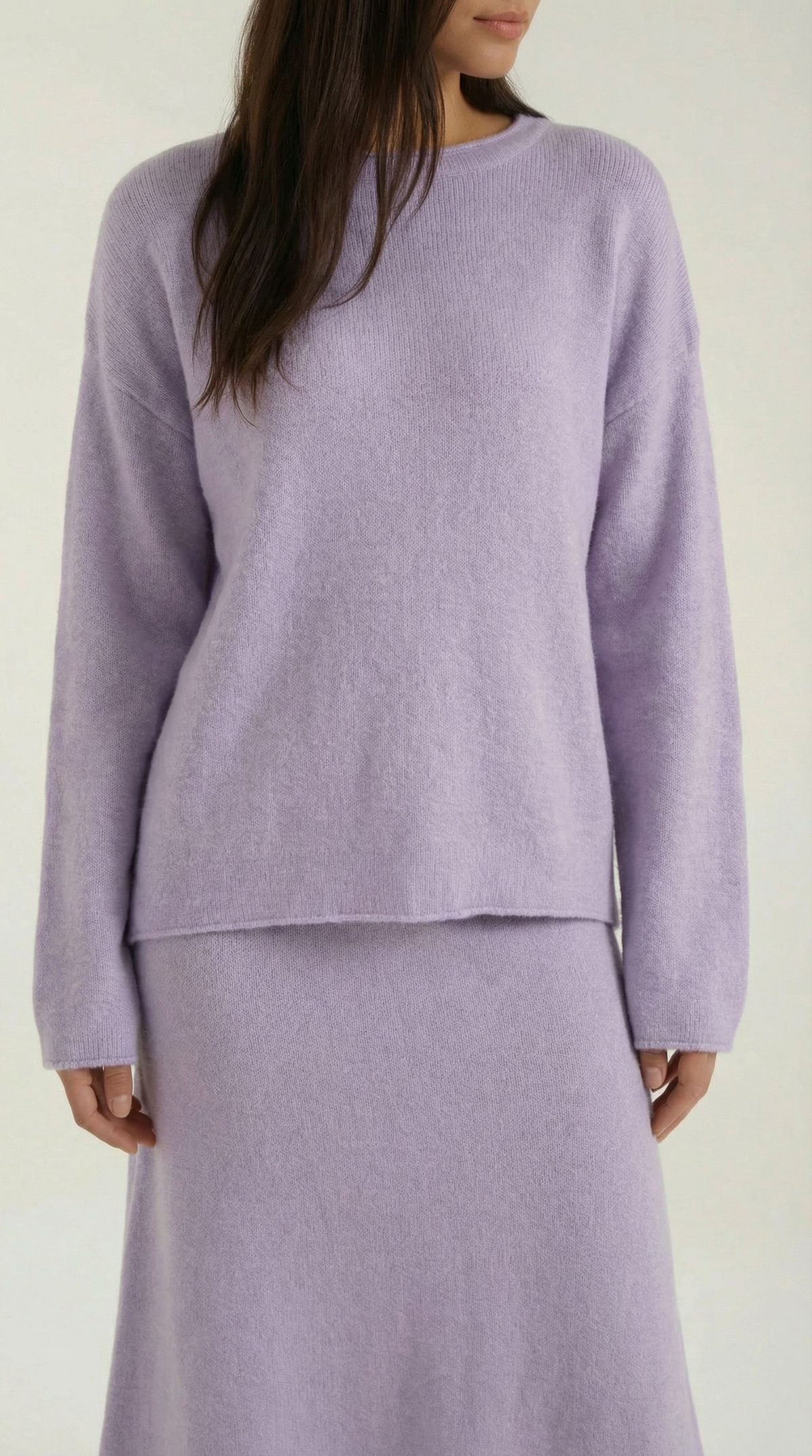 Paula | Conjunto Jersey y Falda de Punto Mujer