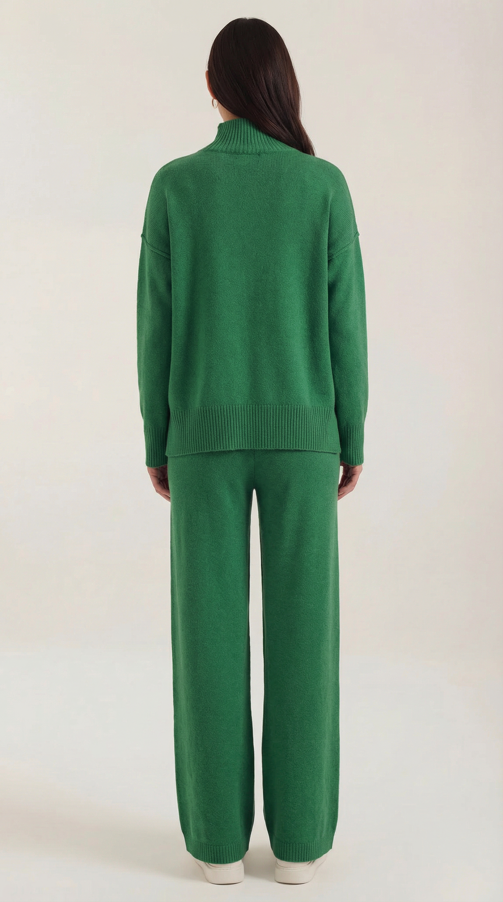 Martina | Conjunto Jersey Cuello Alto y Pantalón  Mujer