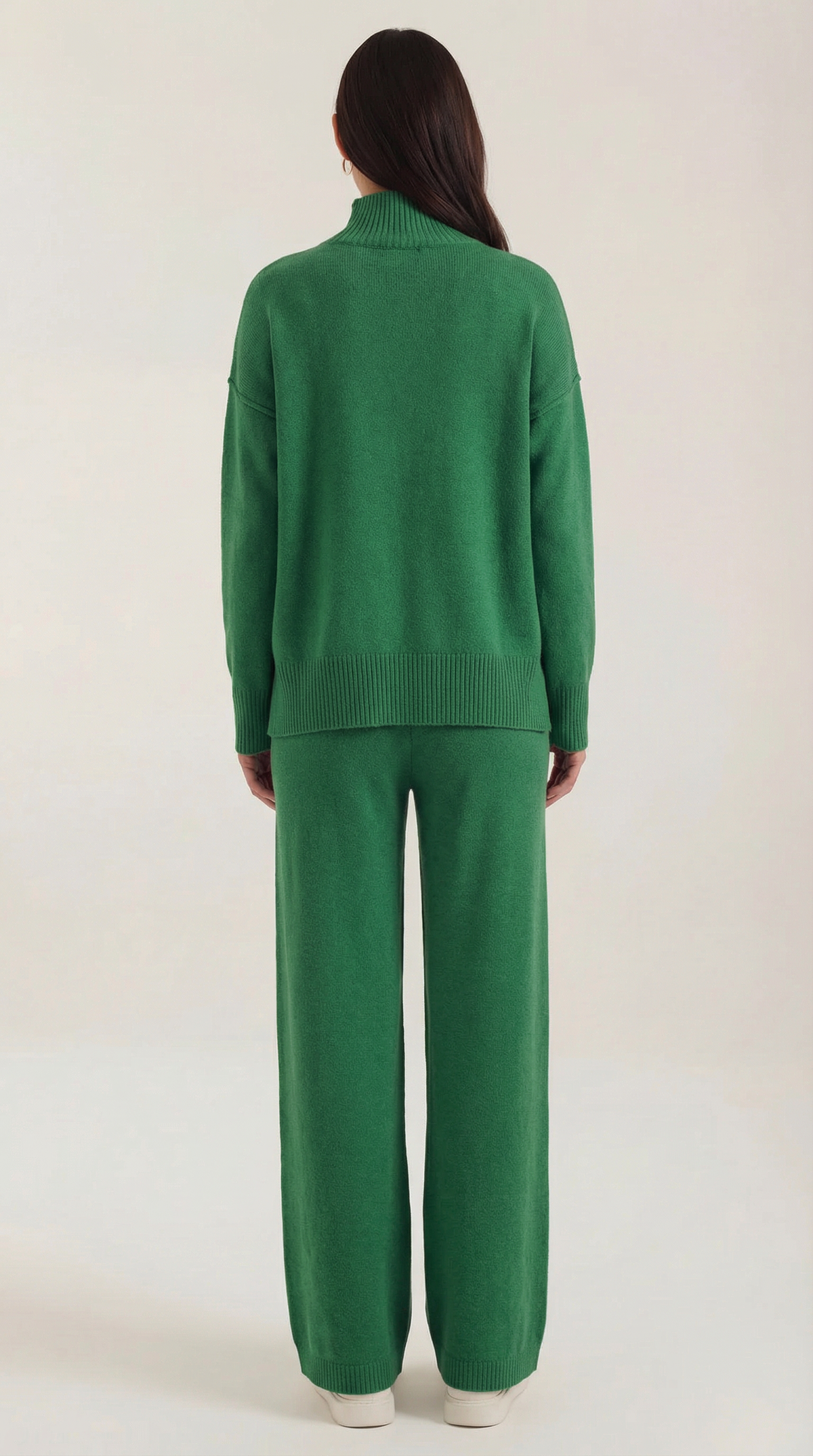 Martina | Conjunto Jersey Cuello Alto y Pantalón  Mujer
