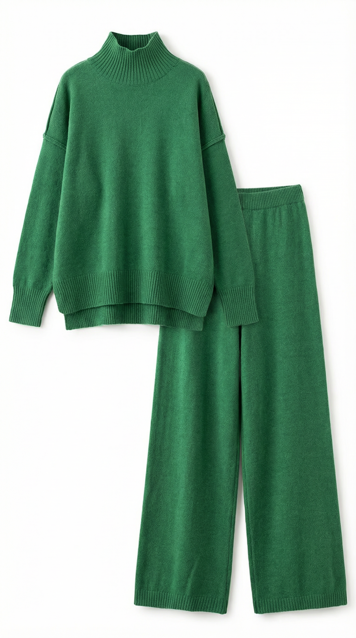 Martina | Conjunto Jersey Cuello Alto y Pantalón  Mujer