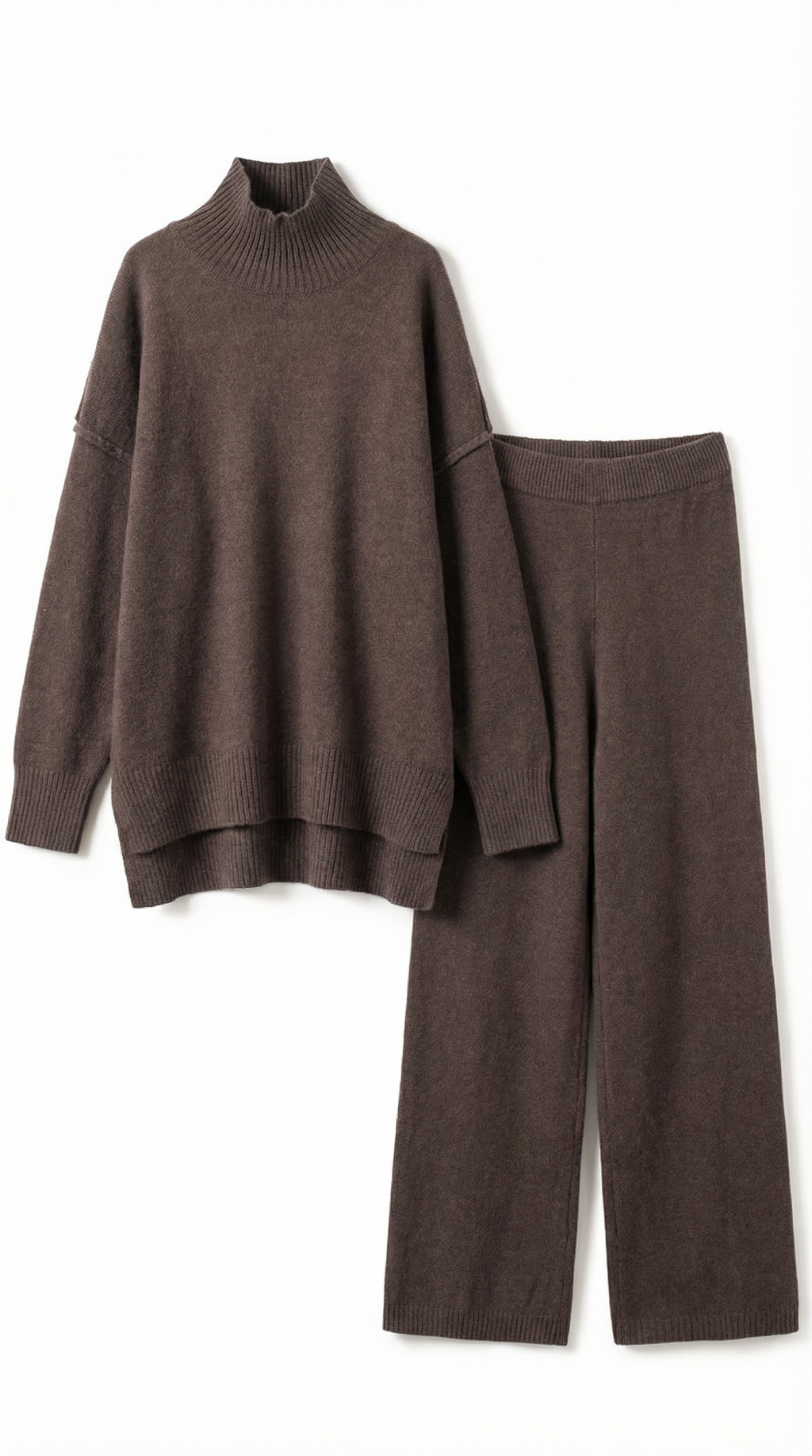 Martina | Conjunto Jersey Cuello Alto y Pantalón  Mujer