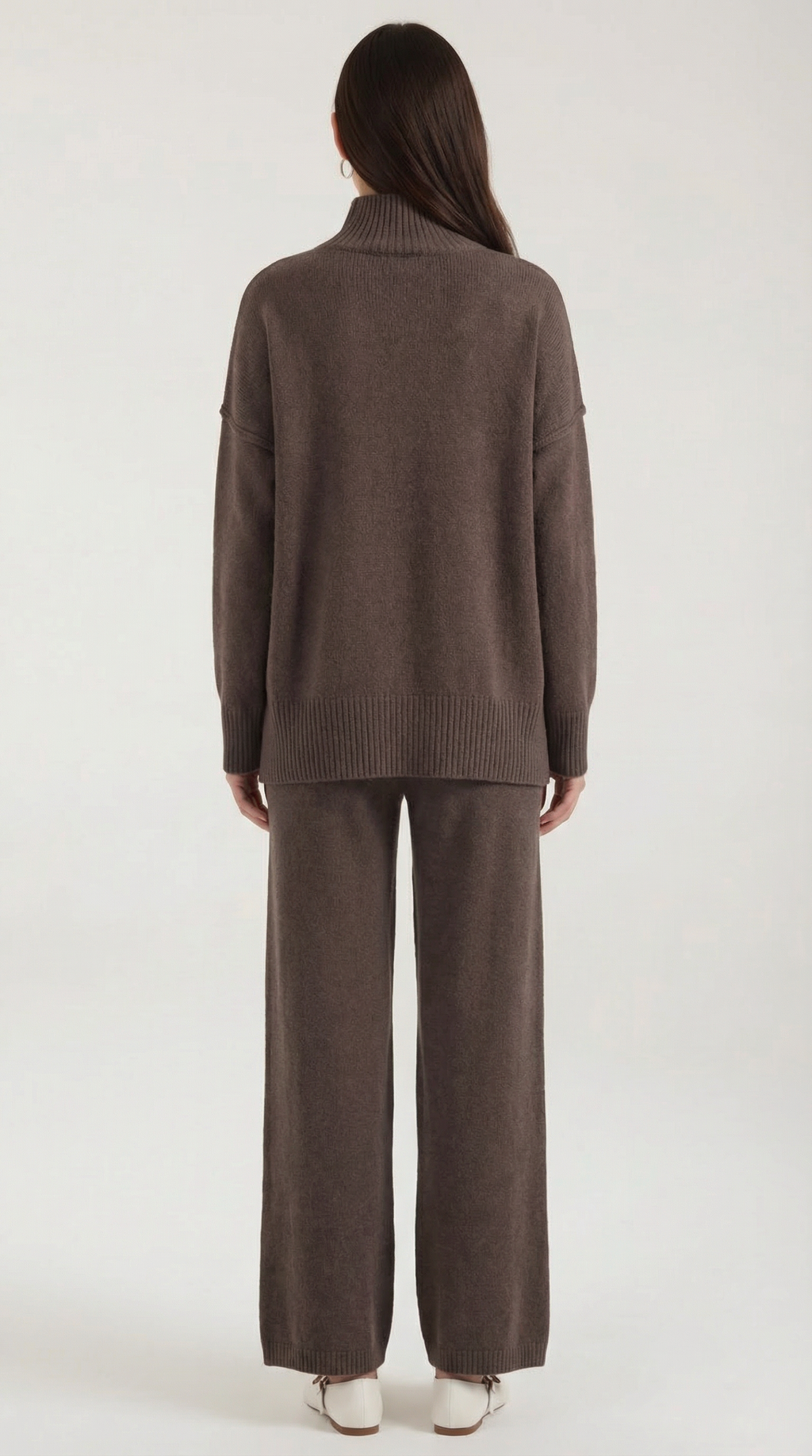 Martina | Conjunto Jersey Cuello Alto y Pantalón  Mujer