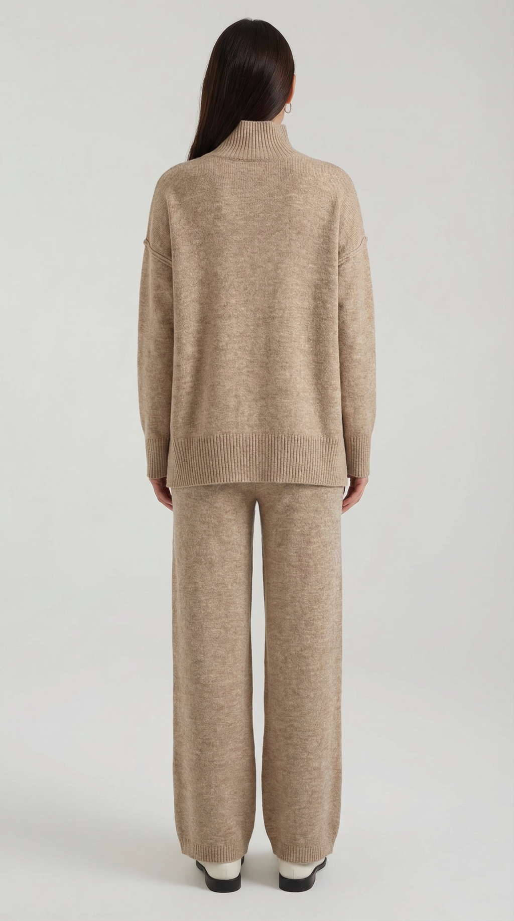 Martina | Conjunto Jersey Cuello Alto y Pantalón  Mujer