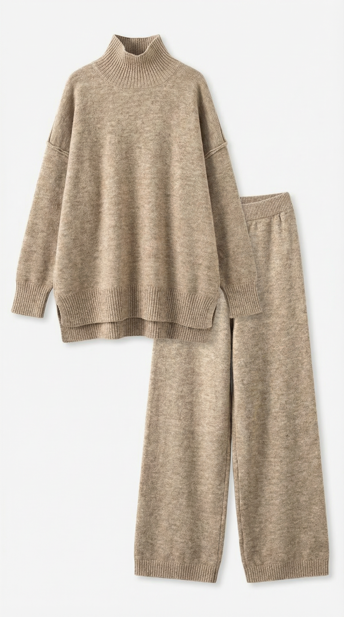 Martina | Conjunto Jersey Cuello Alto y Pantalón  Mujer