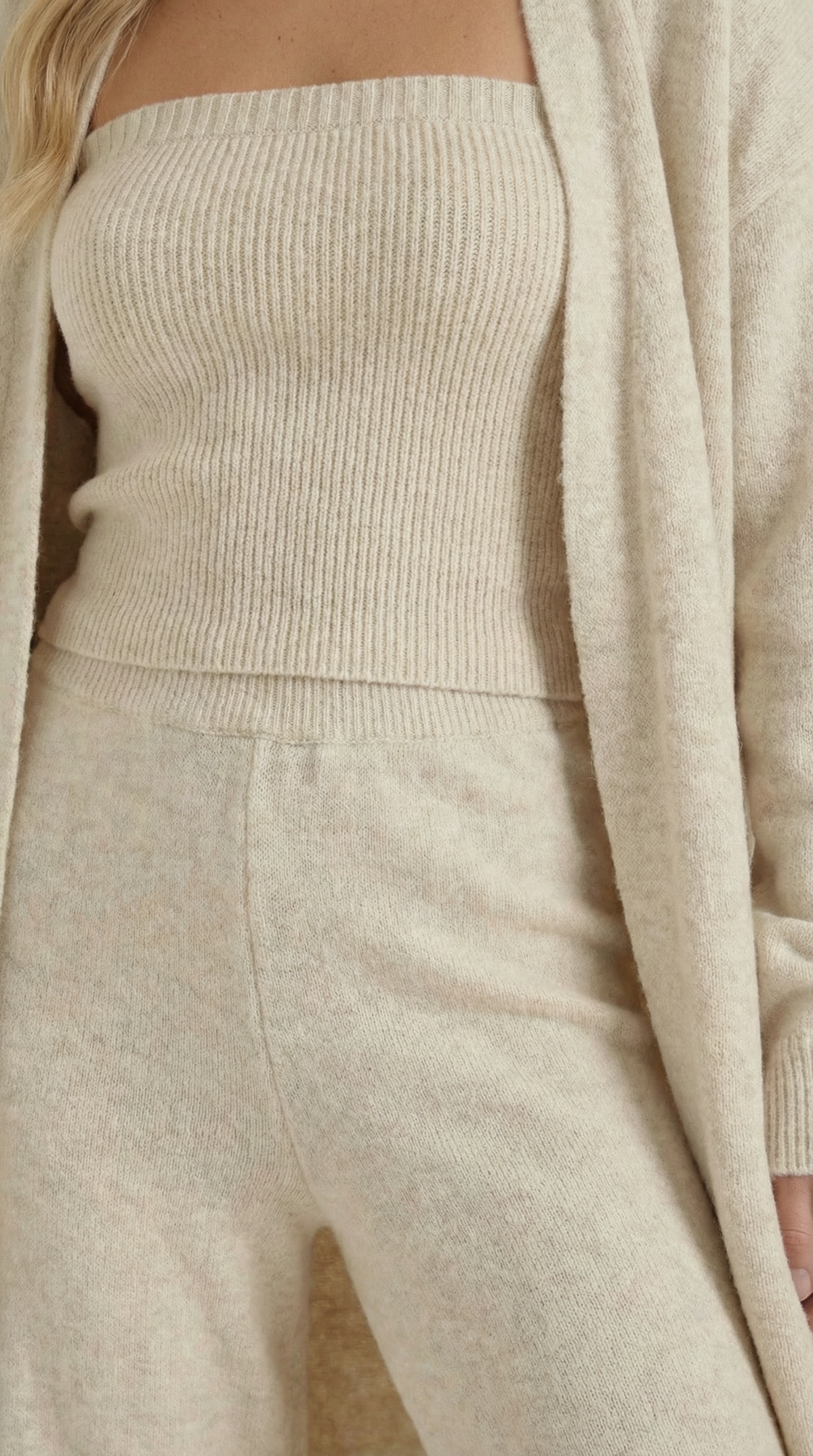 Noa | Conjunto Loungewear 3 Piezas de Punto Mujer