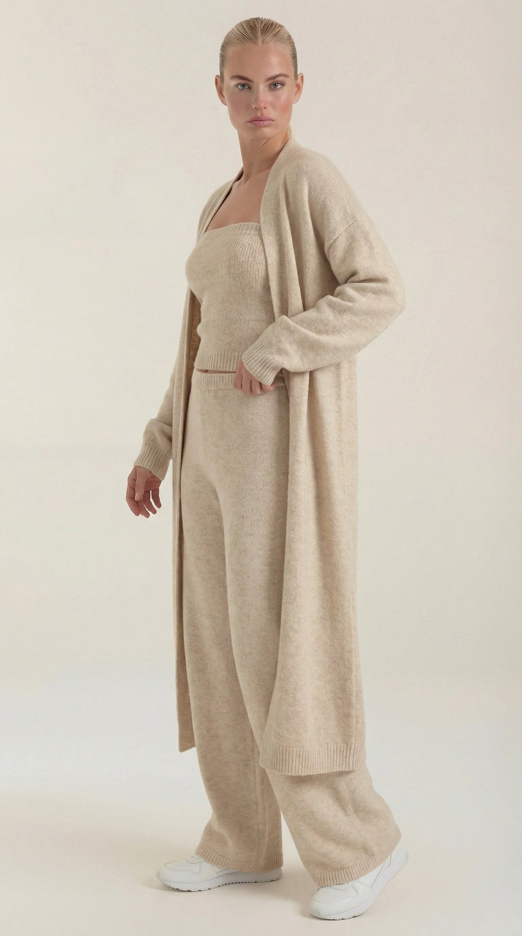 Noa | Conjunto Loungewear 3 Piezas de Punto Mujer