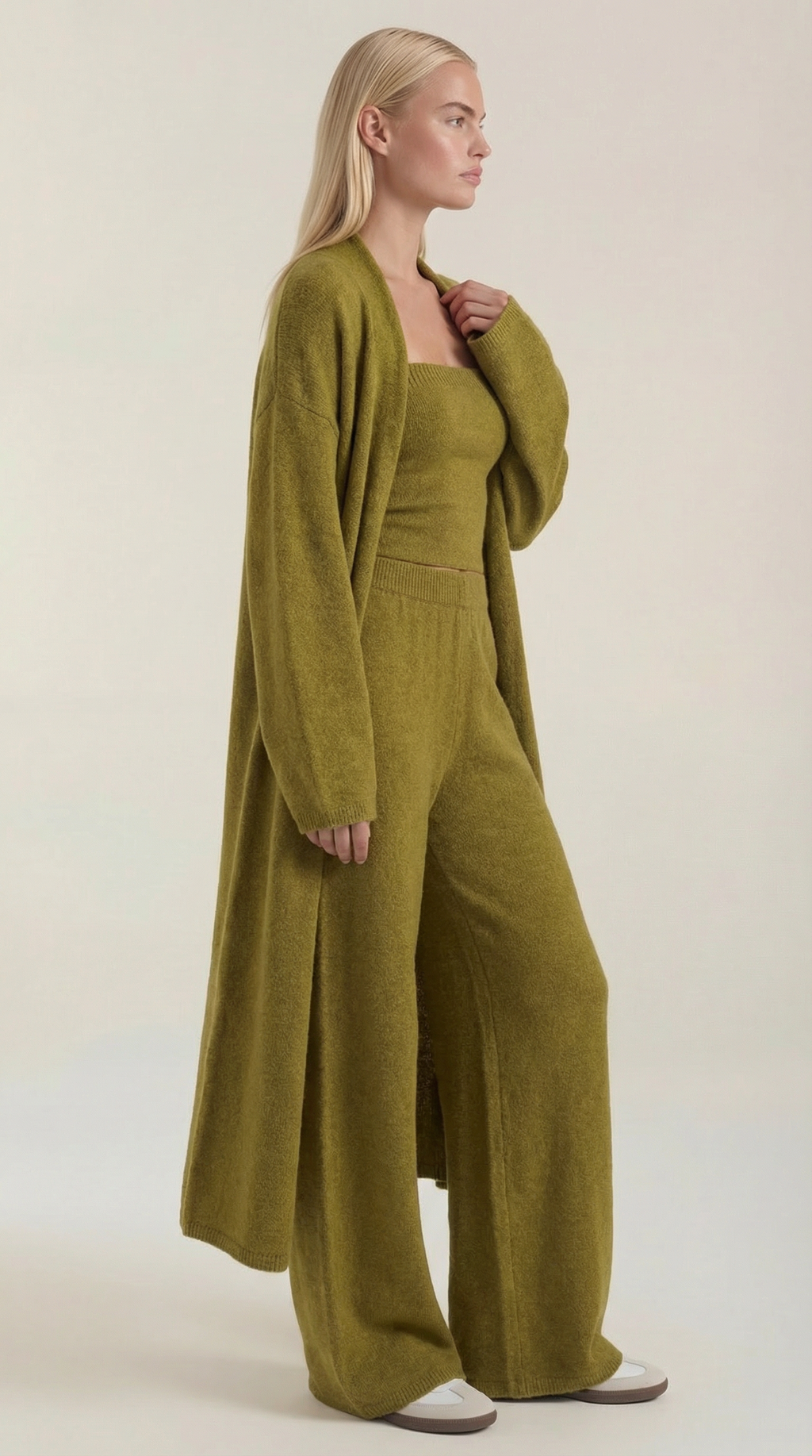 Noa | Conjunto Loungewear 3 Piezas de Punto Mujer