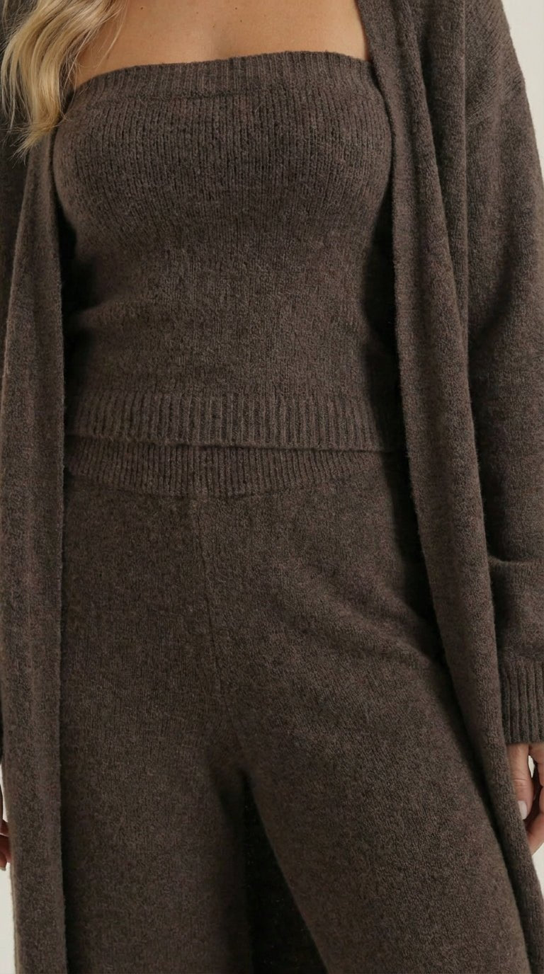 Noa | Conjunto Loungewear 3 Piezas de Punto Mujer