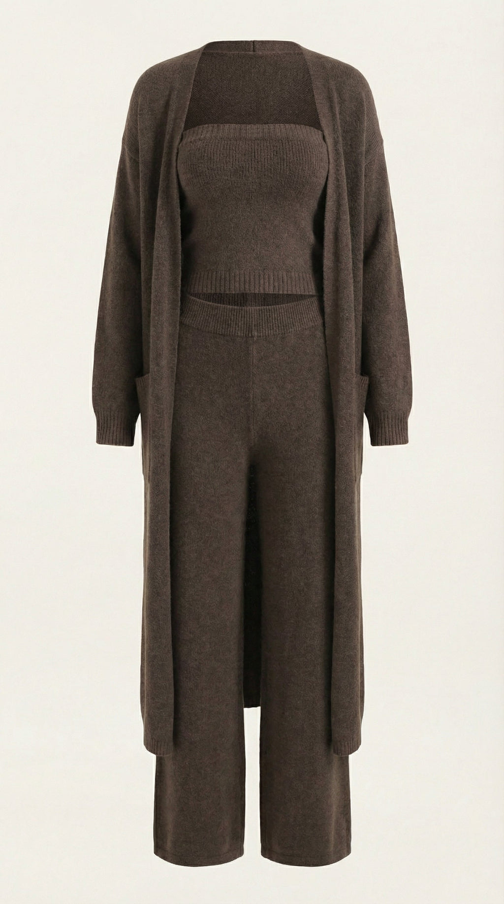 Noa | Conjunto Loungewear 3 Piezas de Punto Mujer