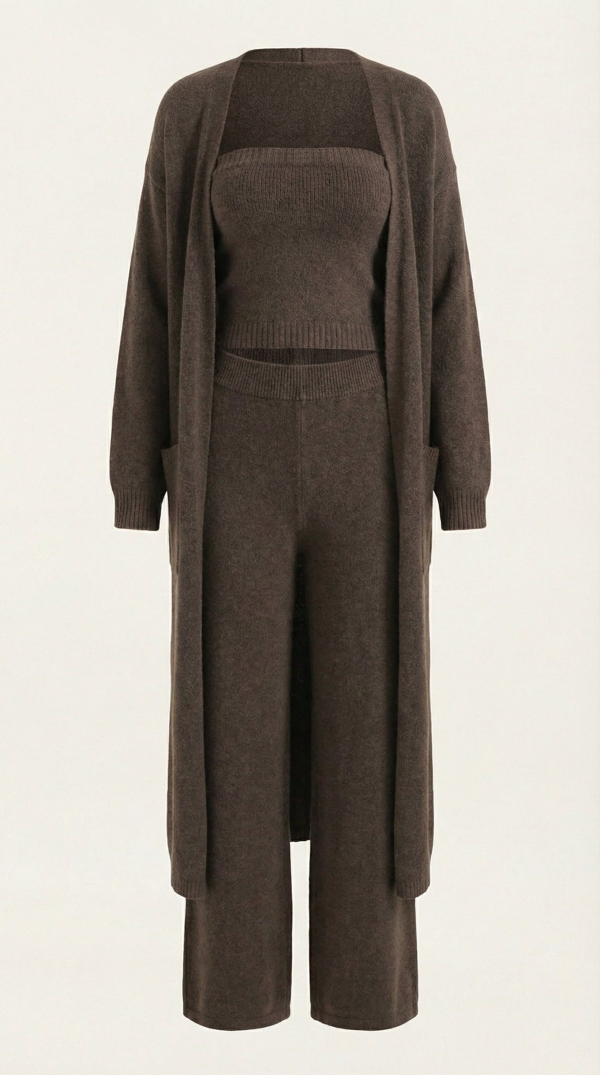 Noa | Conjunto Loungewear 3 Piezas de Punto Mujer