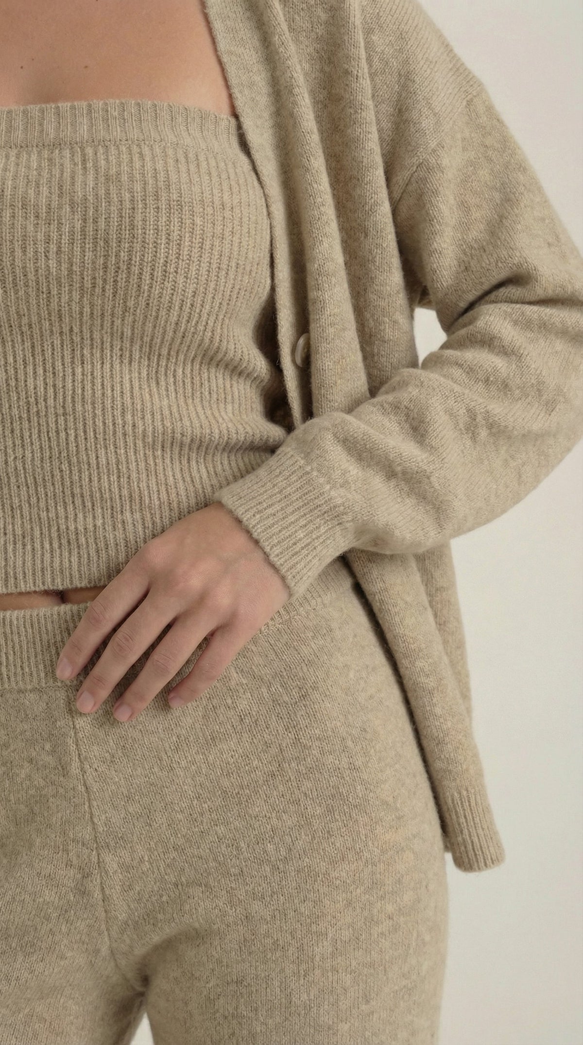 Noa | Conjunto Loungewear 3 Piezas de Punto Mujer