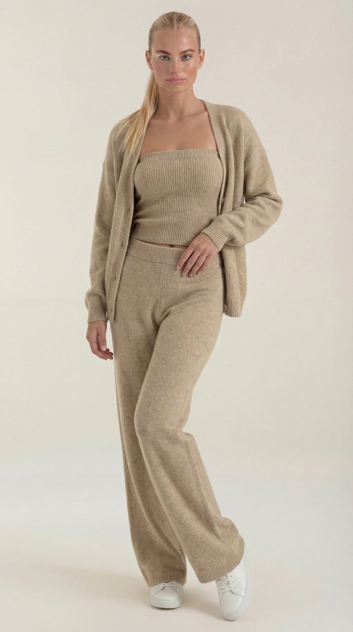 Noa | Conjunto Loungewear 3 Piezas de Punto Mujer