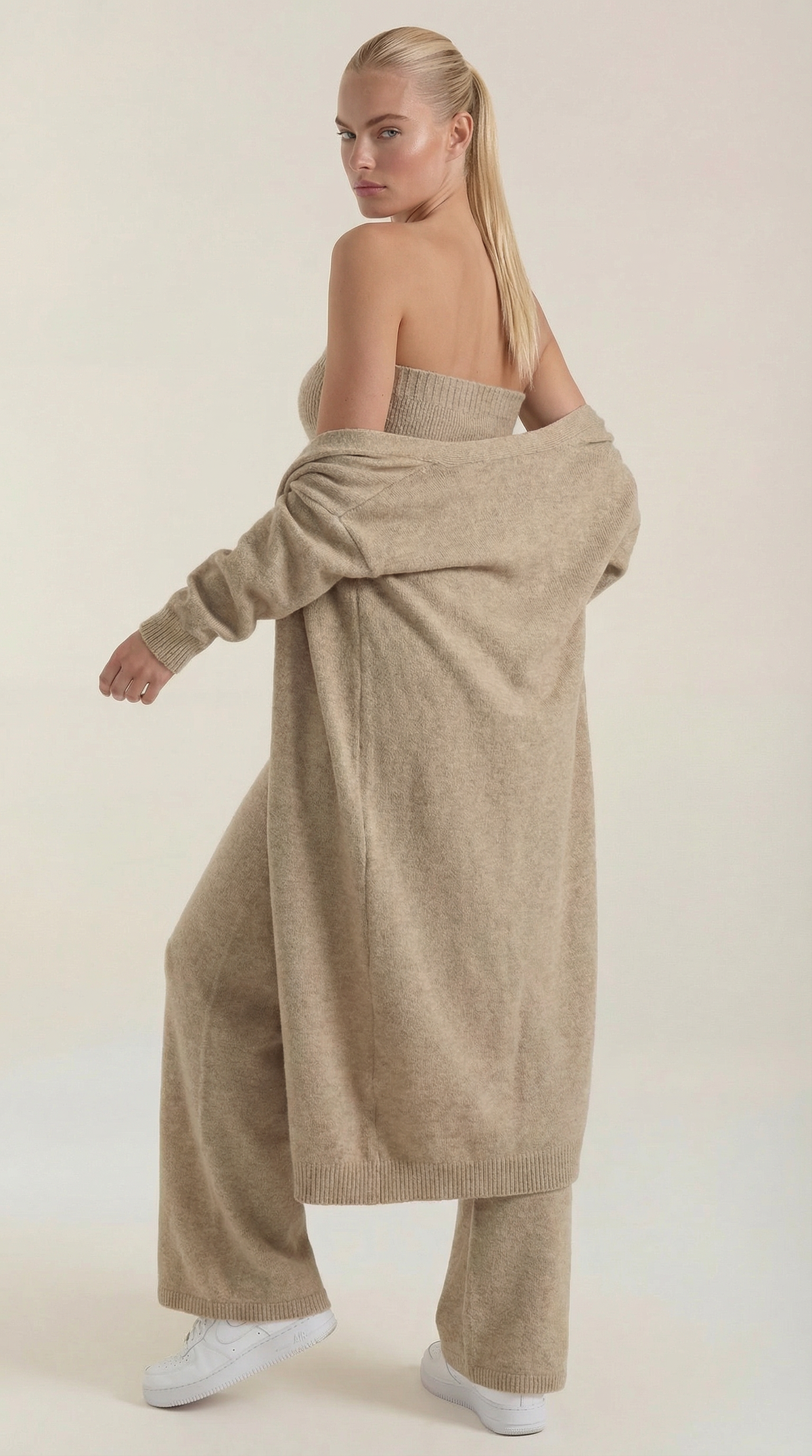 Noa | Conjunto Loungewear 3 Piezas de Punto Mujer