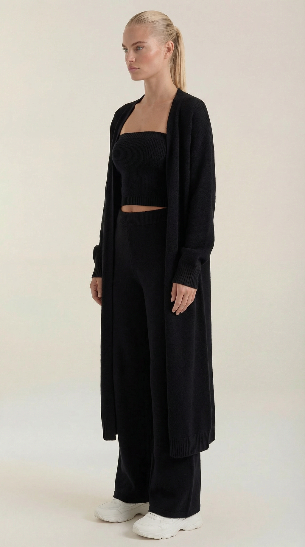 Noa | Conjunto Loungewear 3 Piezas de Punto Mujer