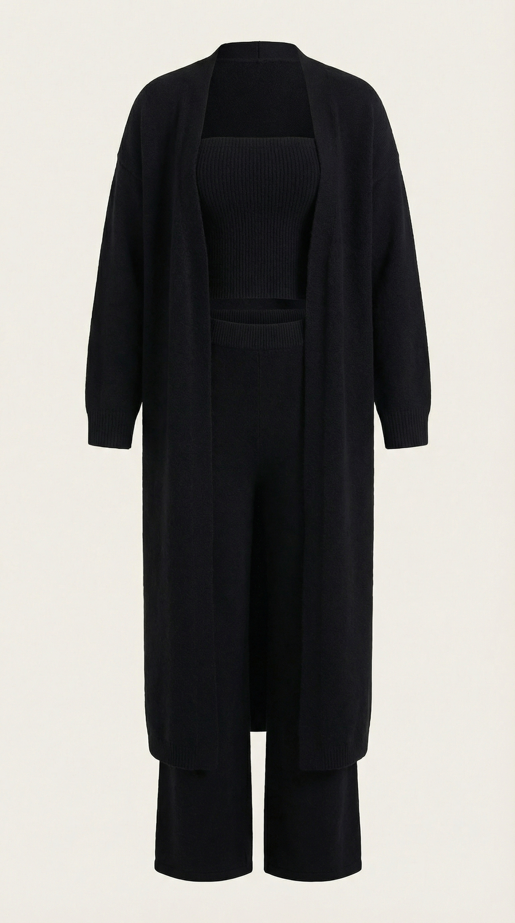 Noa | Conjunto Loungewear 3 Piezas de Punto Mujer