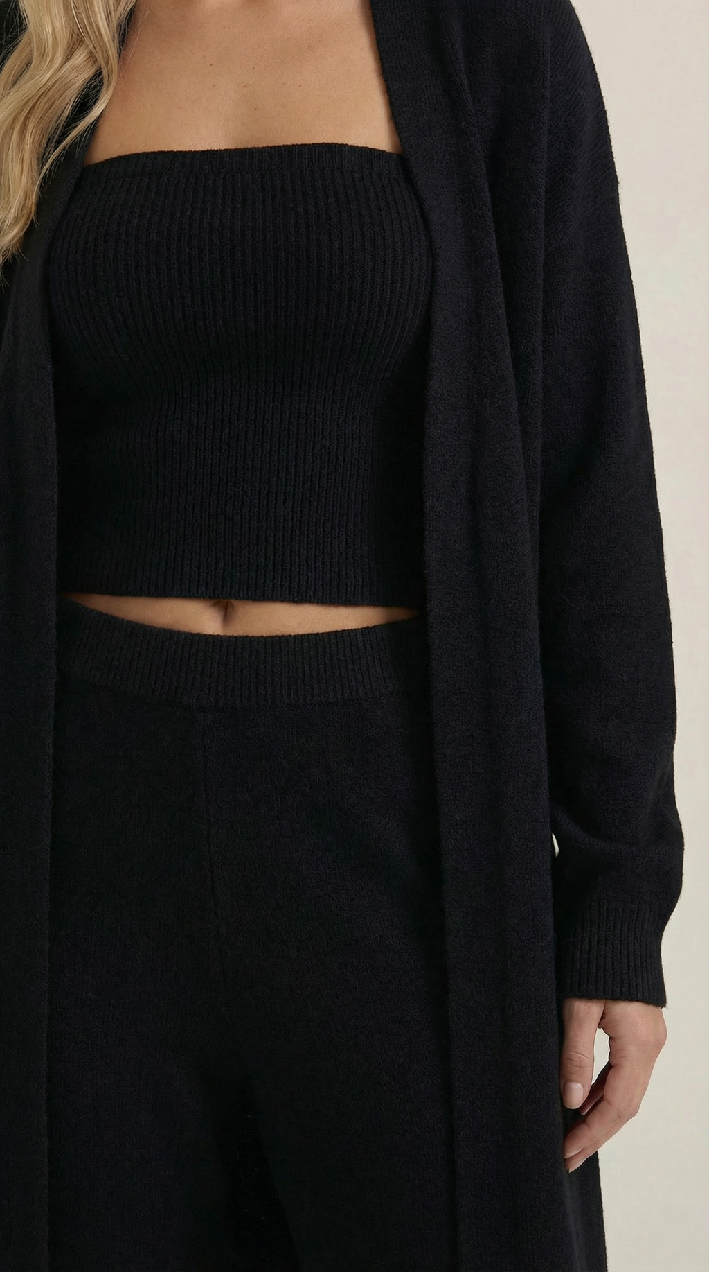 Noa | Conjunto Loungewear 3 Piezas de Punto Mujer