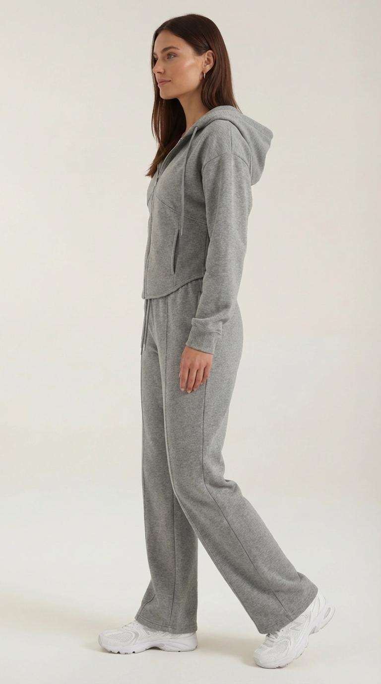 Triana | Conjunto Sudadera y Pantalón Ancho Mujer