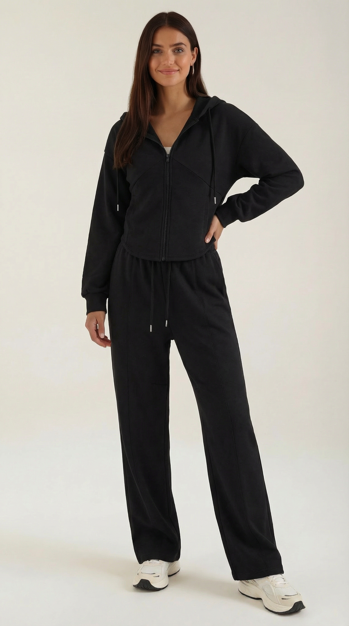 Triana | Conjunto Sudadera y Pantalón Ancho Mujer