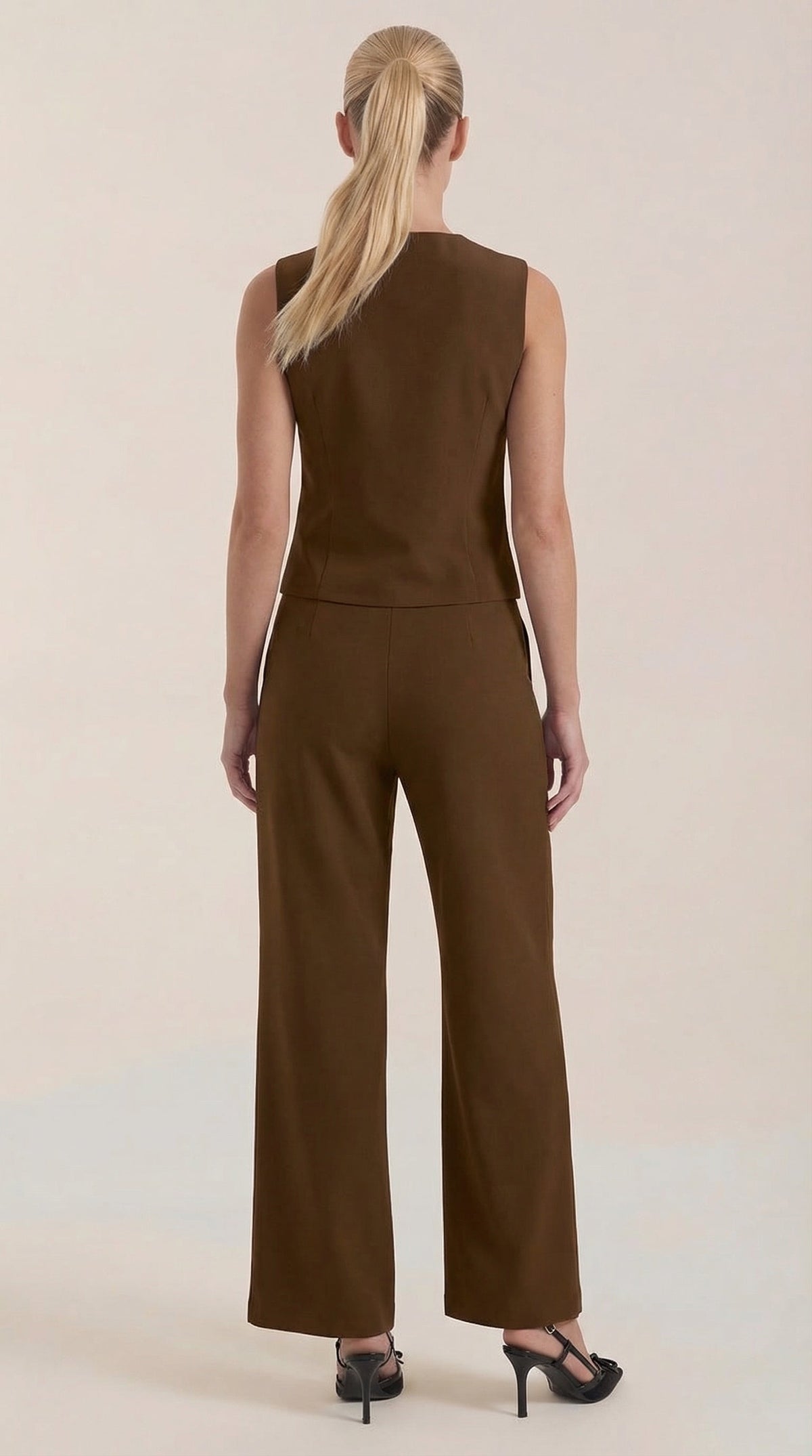 Regina | Conjunto Chaleco y Pantalón Elegante Mujer