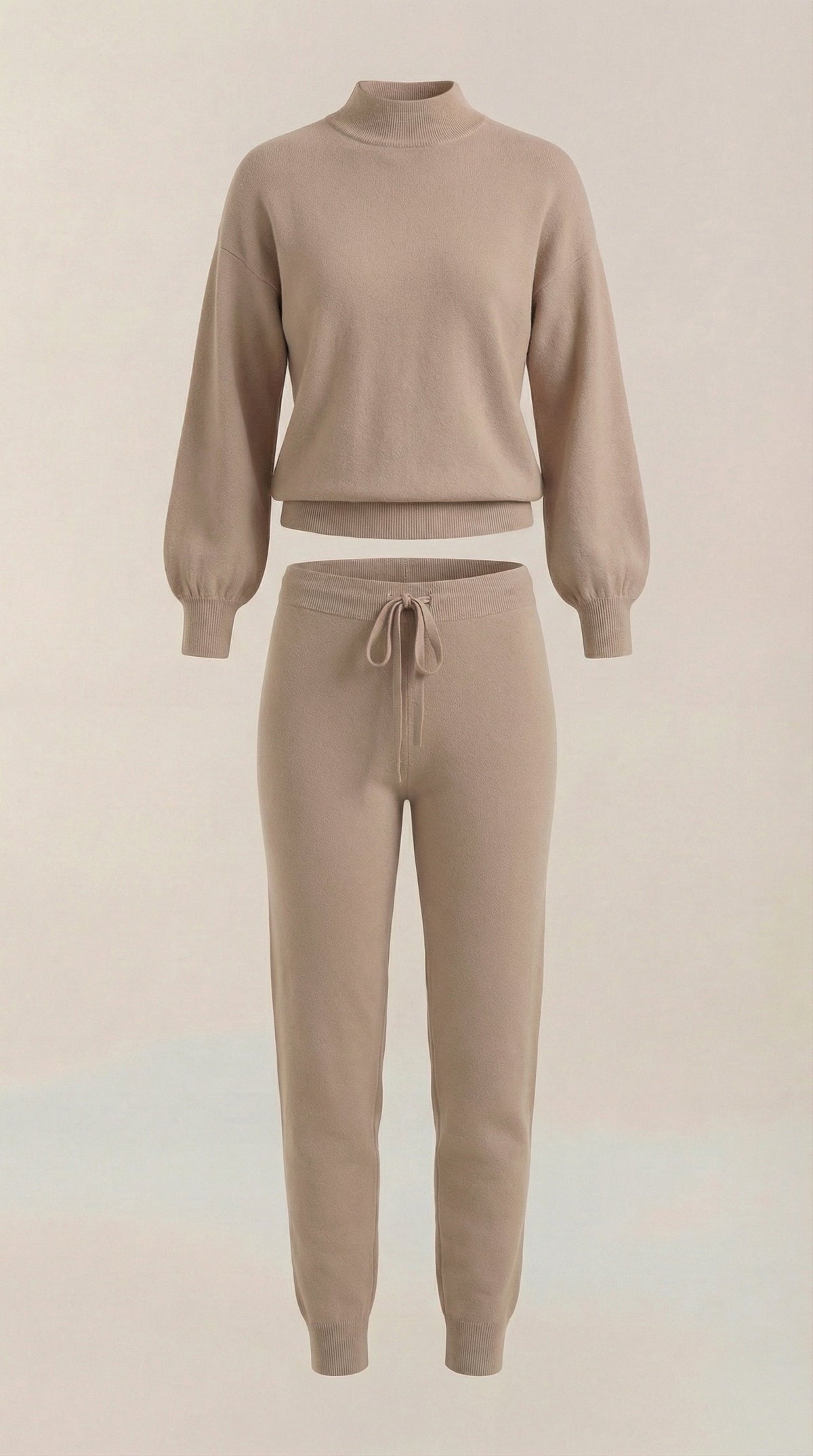 Rocío | Conjunto Lounge de Punto Cuello Alto Mujer