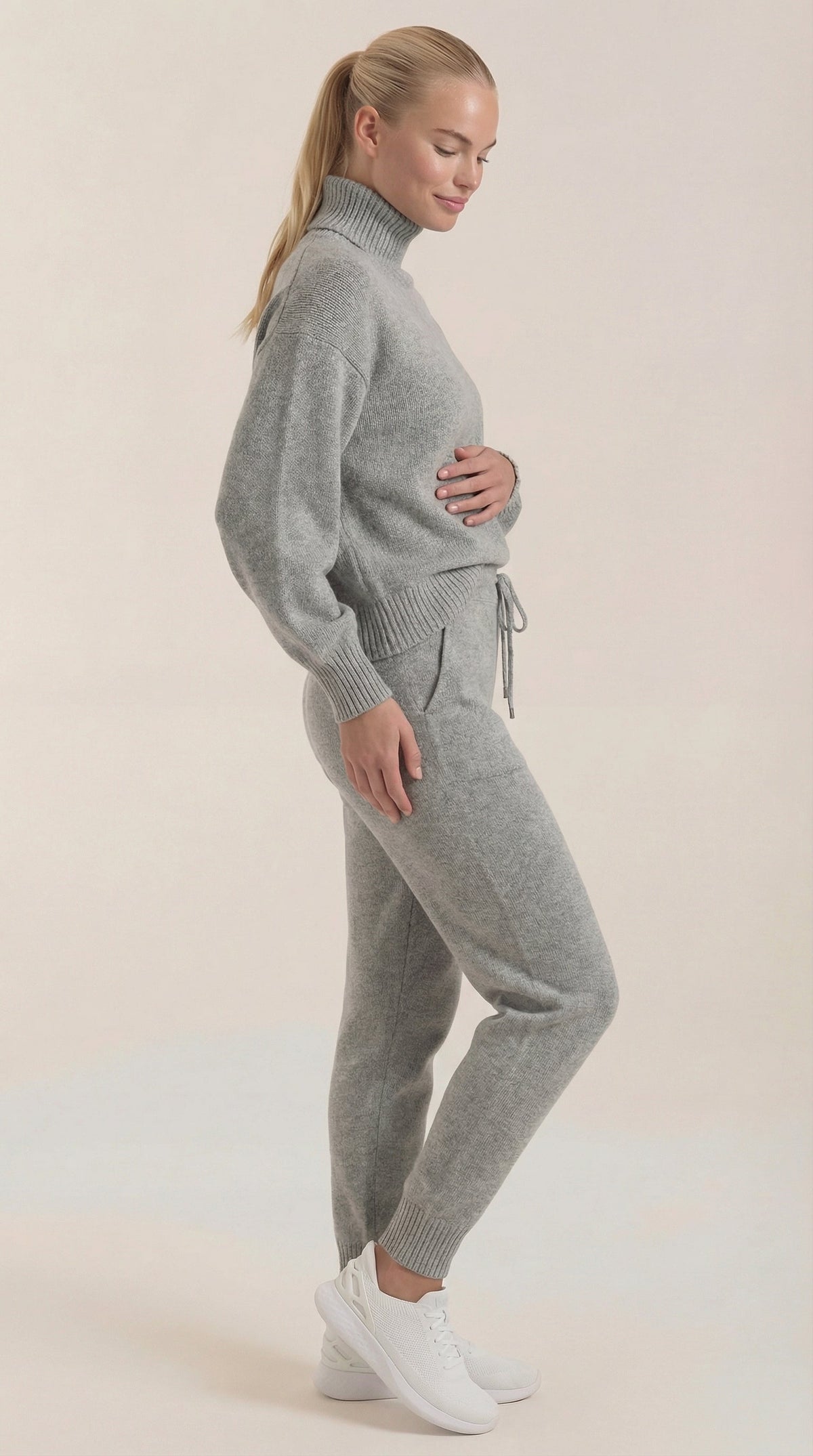 Rocío | Conjunto Lounge de Punto Cuello Alto Mujer