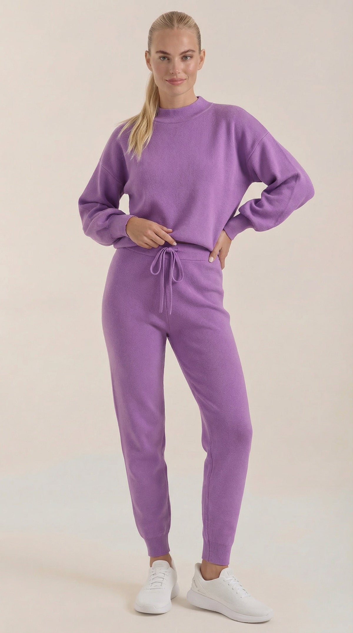 Rocío | Conjunto Lounge de Punto Cuello Alto Mujer