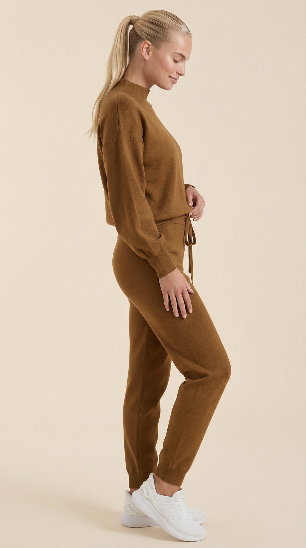 Rocío | Conjunto Lounge de Punto Cuello Alto Mujer