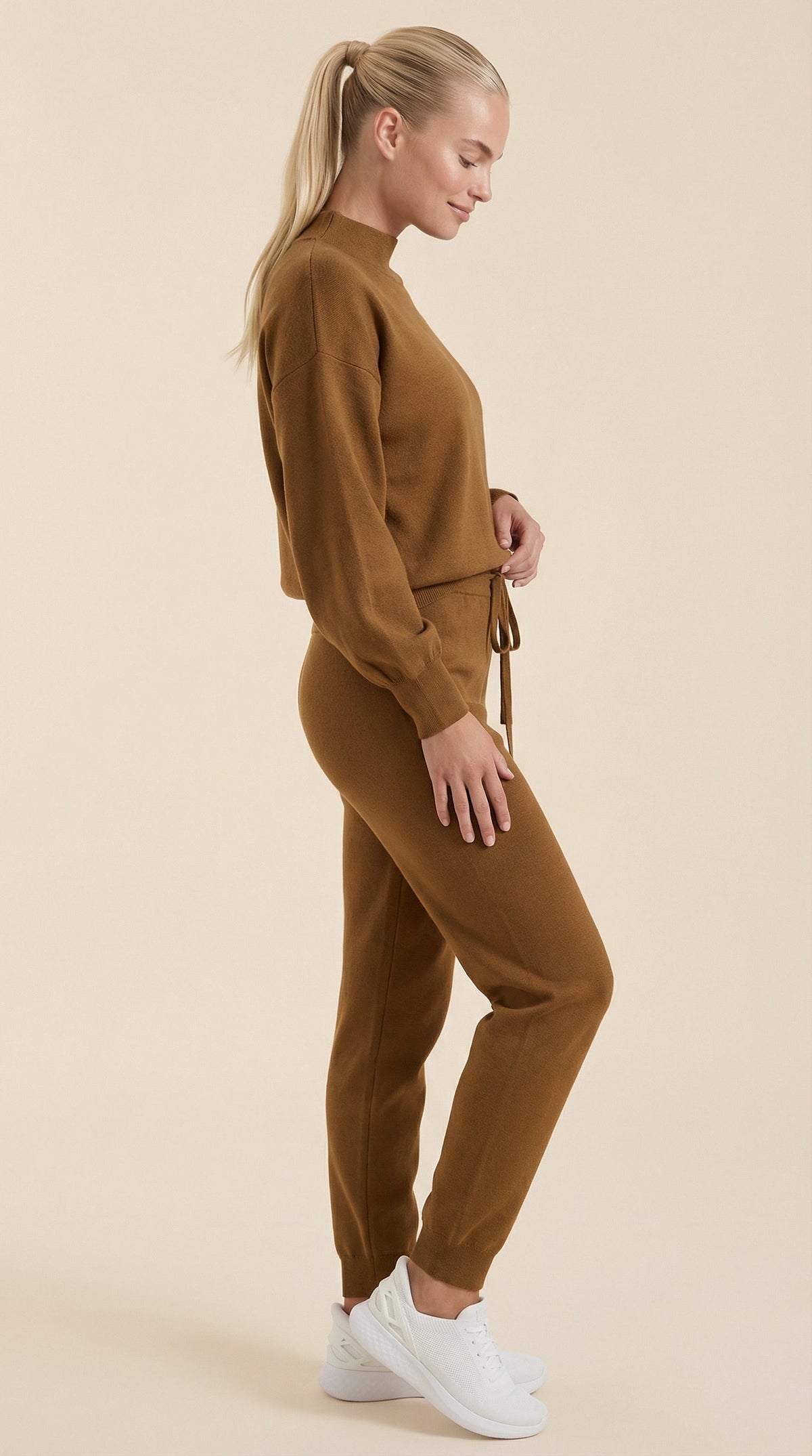 Rocío | Conjunto Lounge de Punto Cuello Alto Mujer