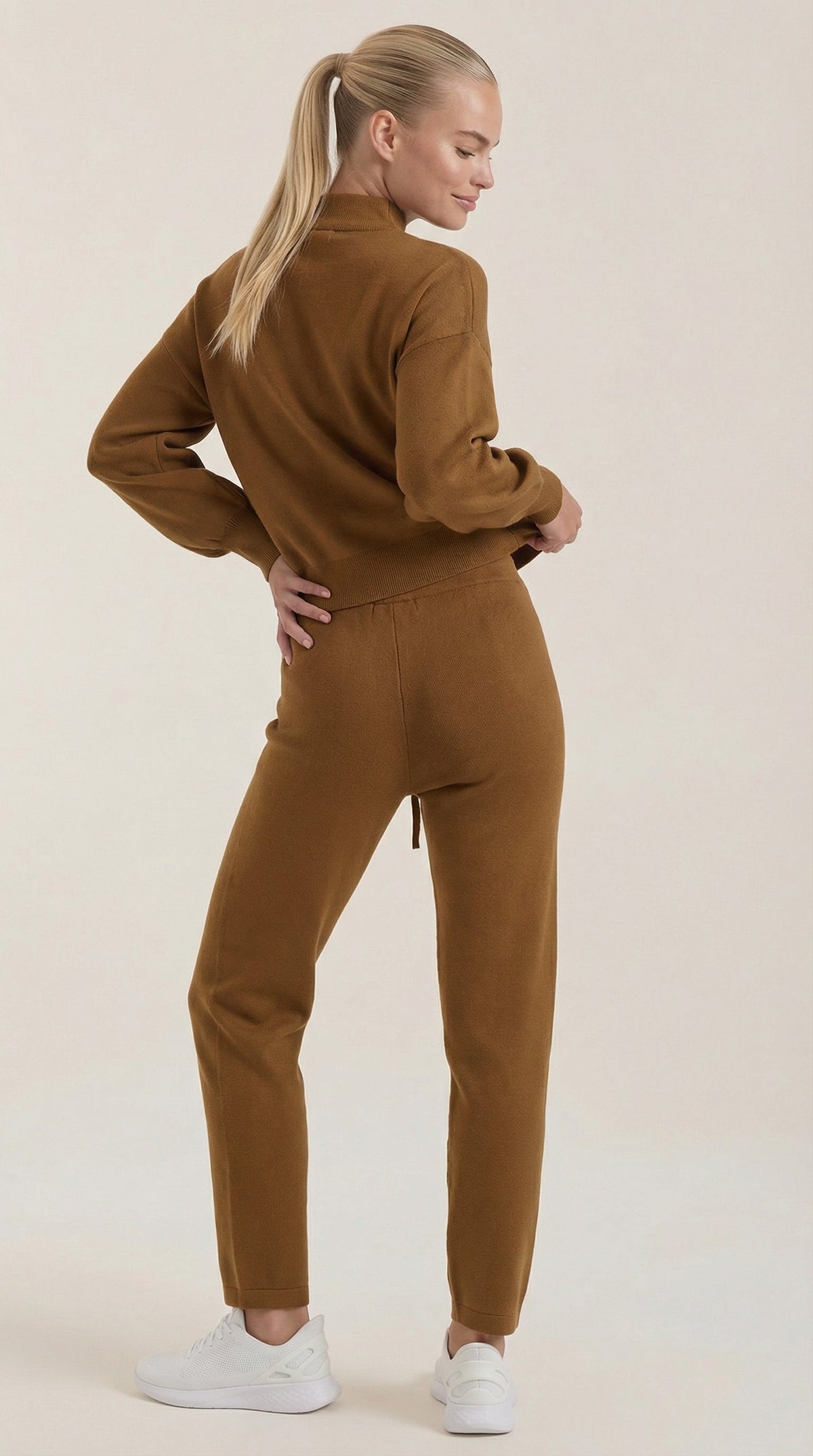 Rocío | Conjunto Lounge de Punto Cuello Alto Mujer