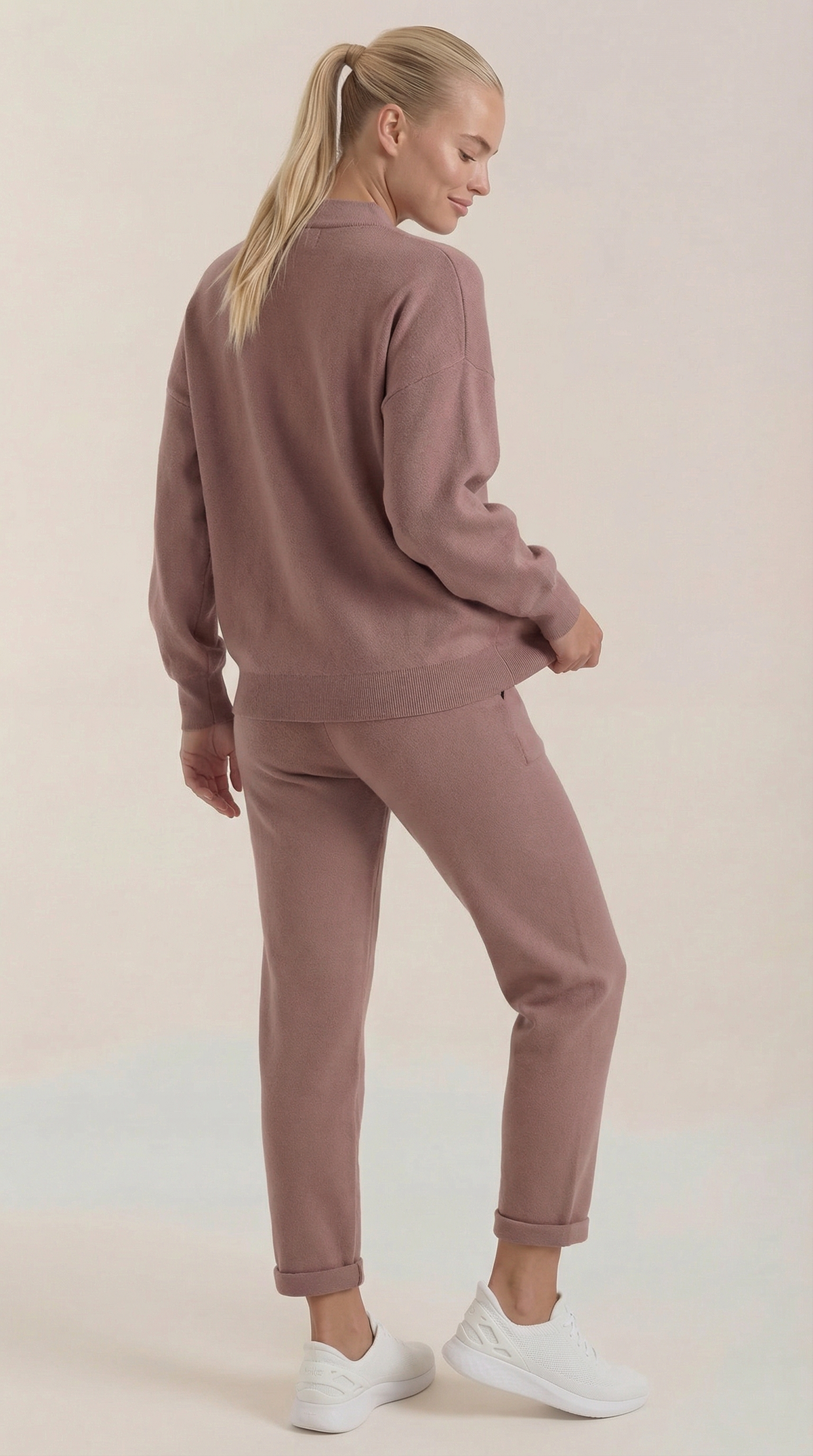 Rocío | Conjunto Lounge de Punto Cuello Alto Mujer
