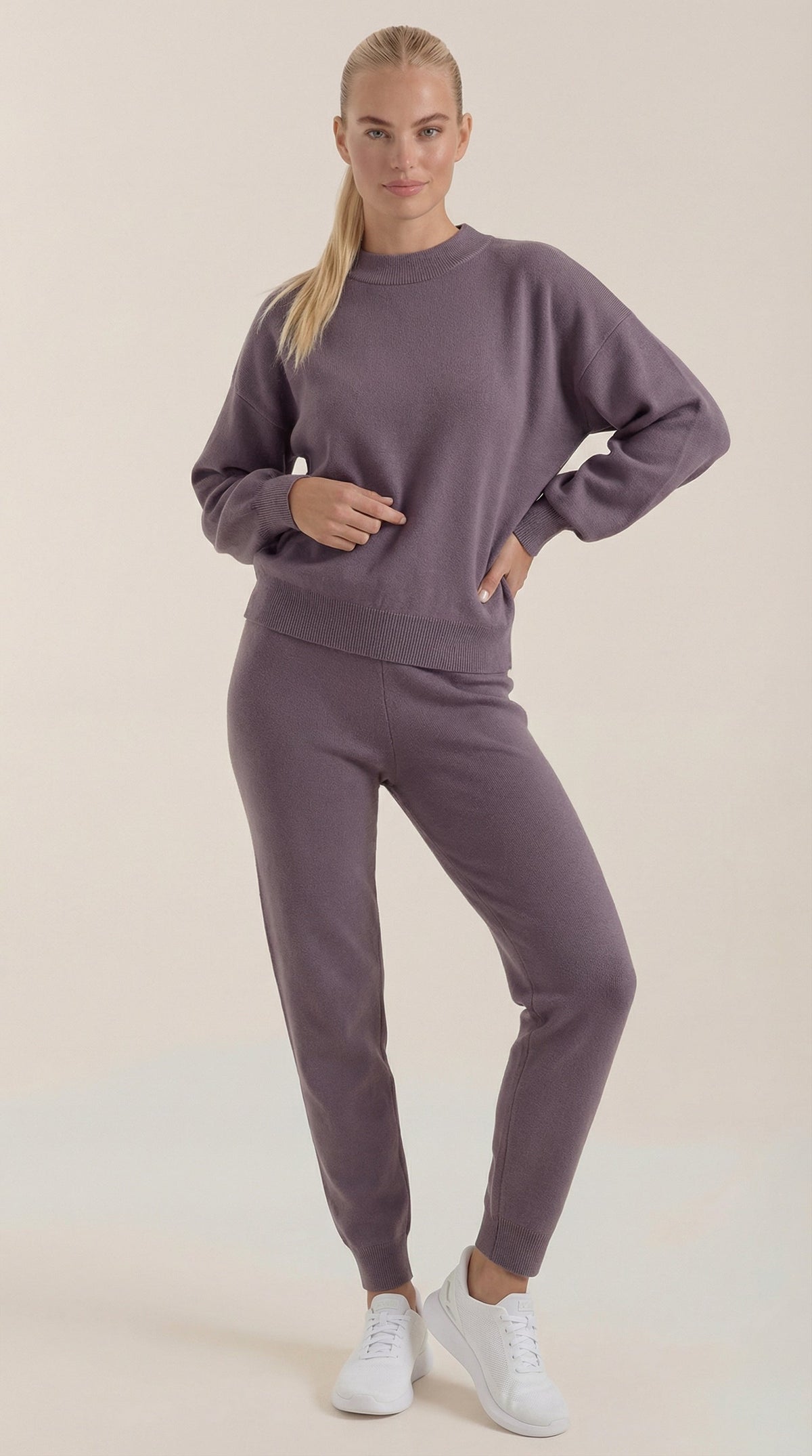 Rocío | Conjunto Lounge de Punto Cuello Alto Mujer
