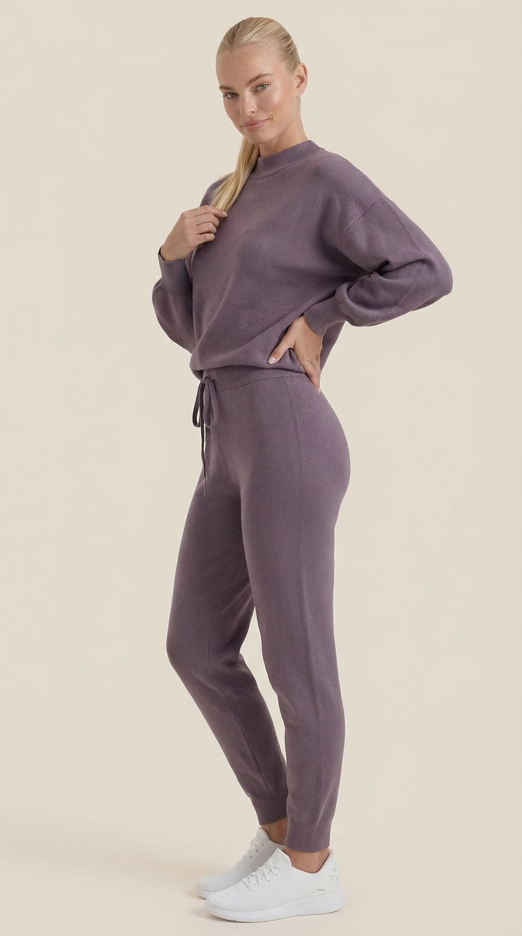 Rocío | Conjunto Lounge de Punto Cuello Alto Mujer
