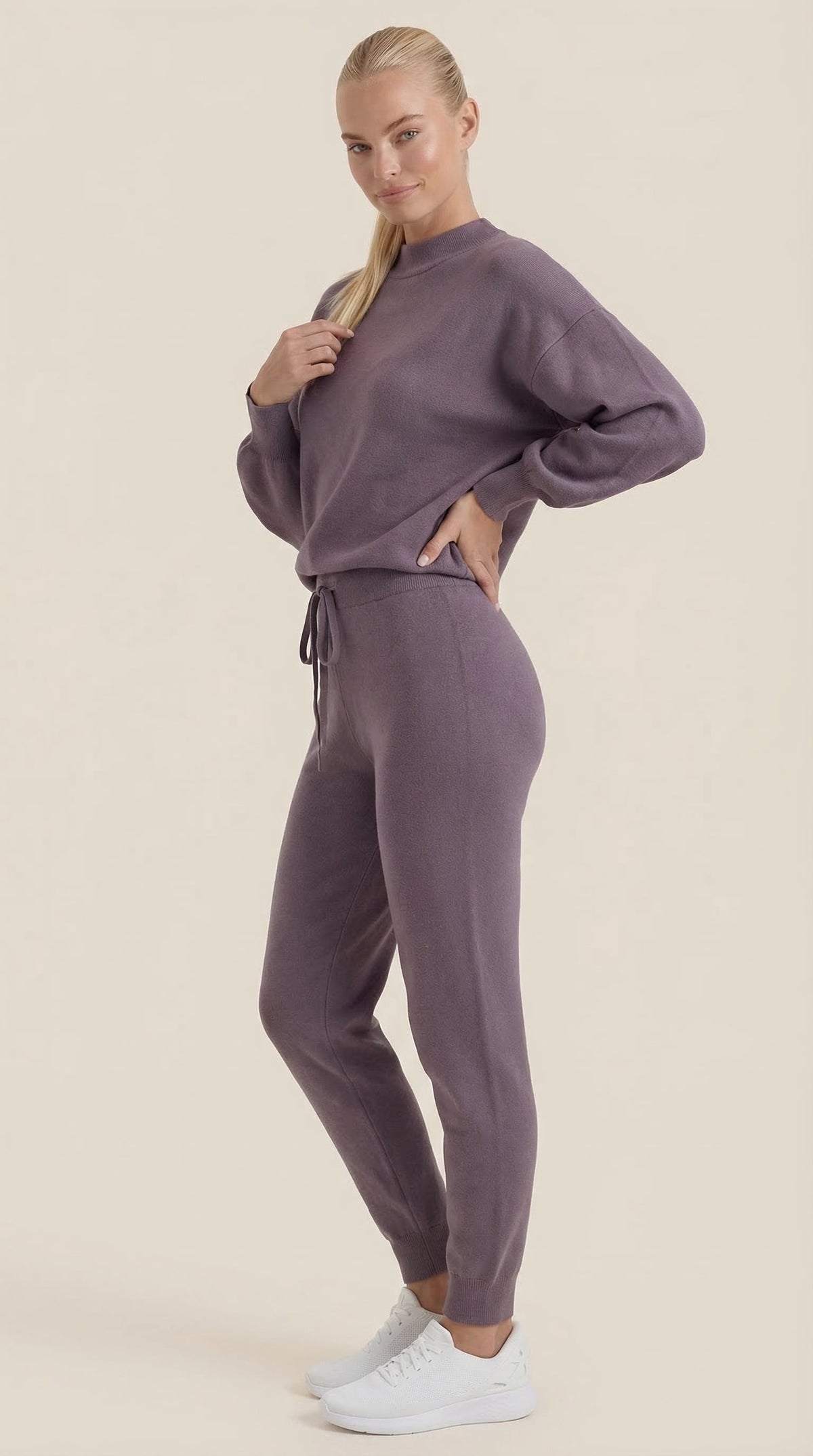 Rocío | Conjunto Lounge de Punto Cuello Alto Mujer