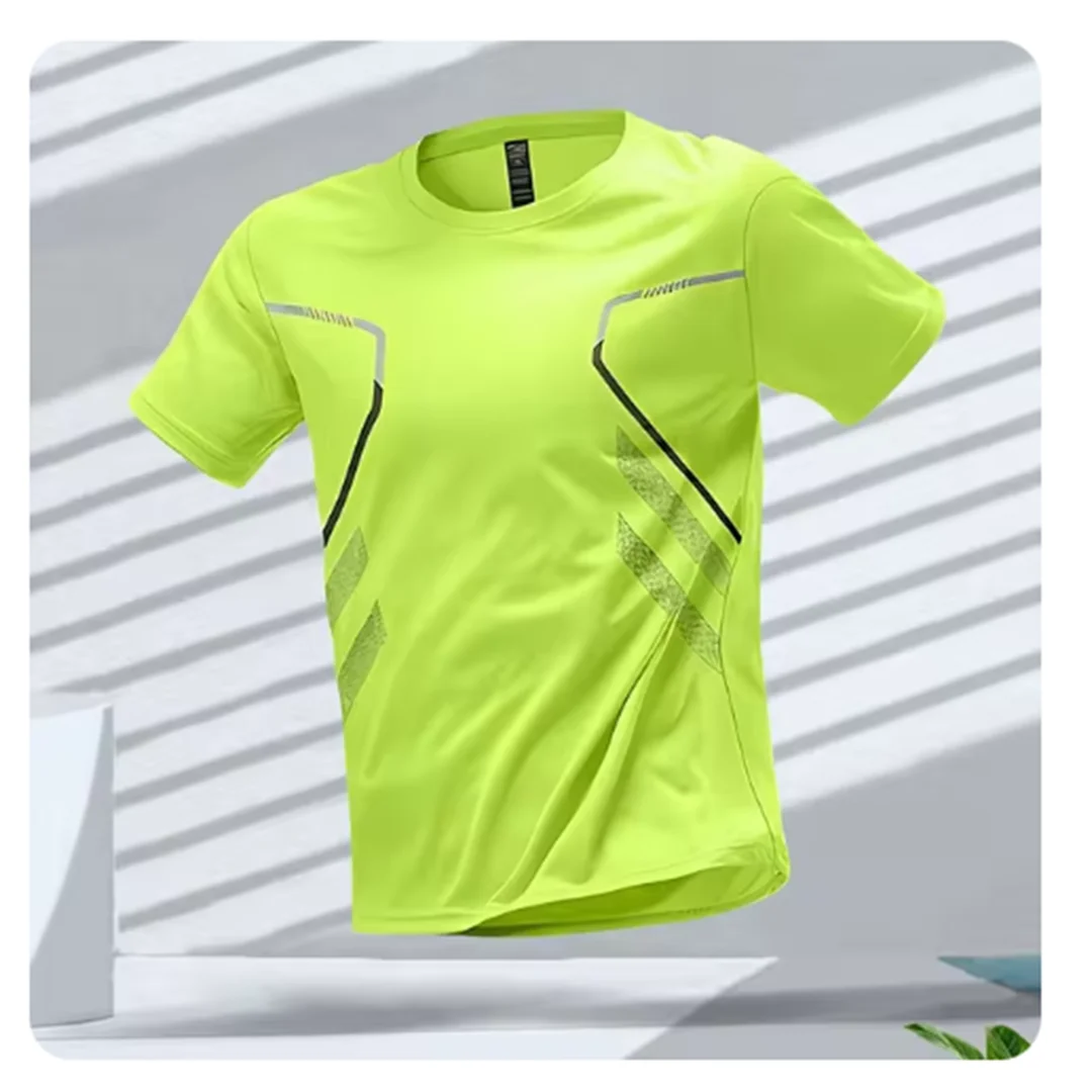 Running Pro | Camiseta Deportiva Running Hombre Manga Corta Transpirable