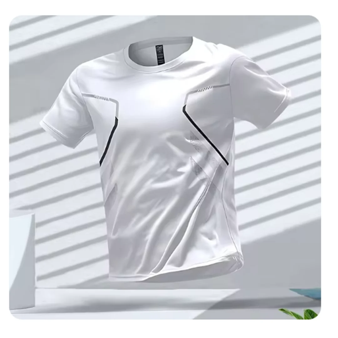 Running Pro | Camiseta Deportiva Running Hombre Manga Corta Transpirable