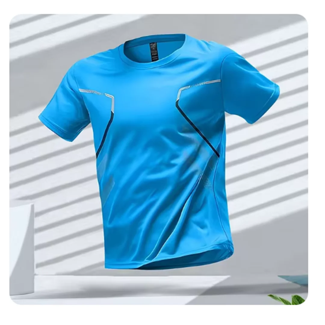 Running Pro | Camiseta Deportiva Running Hombre Manga Corta Transpirable