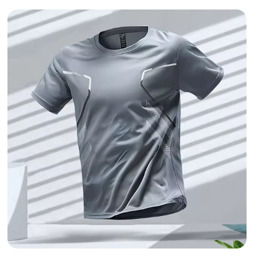 Running Pro | Camiseta Deportiva Running Hombre Manga Corta Transpirable