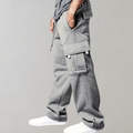 Cargo Pants Jogger Cintura Elástica Multibolsillos para Hombre