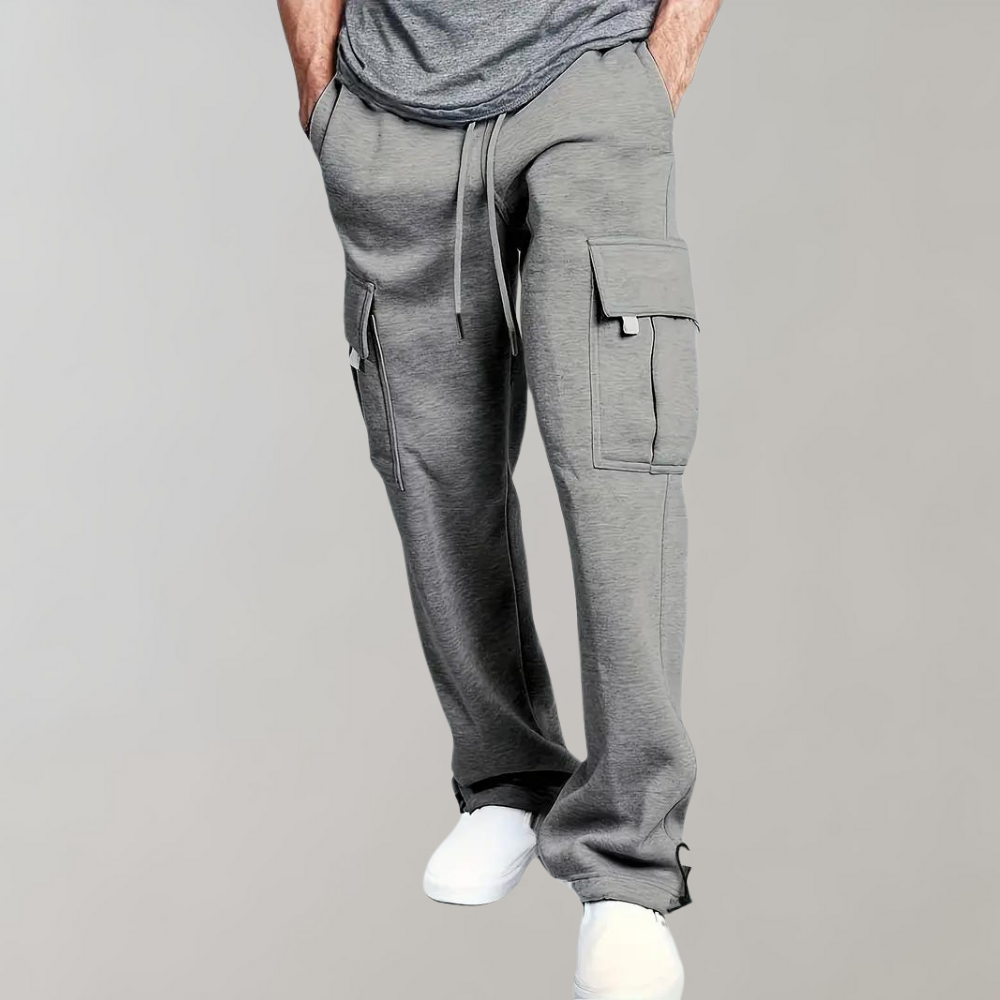 Cargo Pants Jogger Cintura Elástica Multibolsillos para Hombre