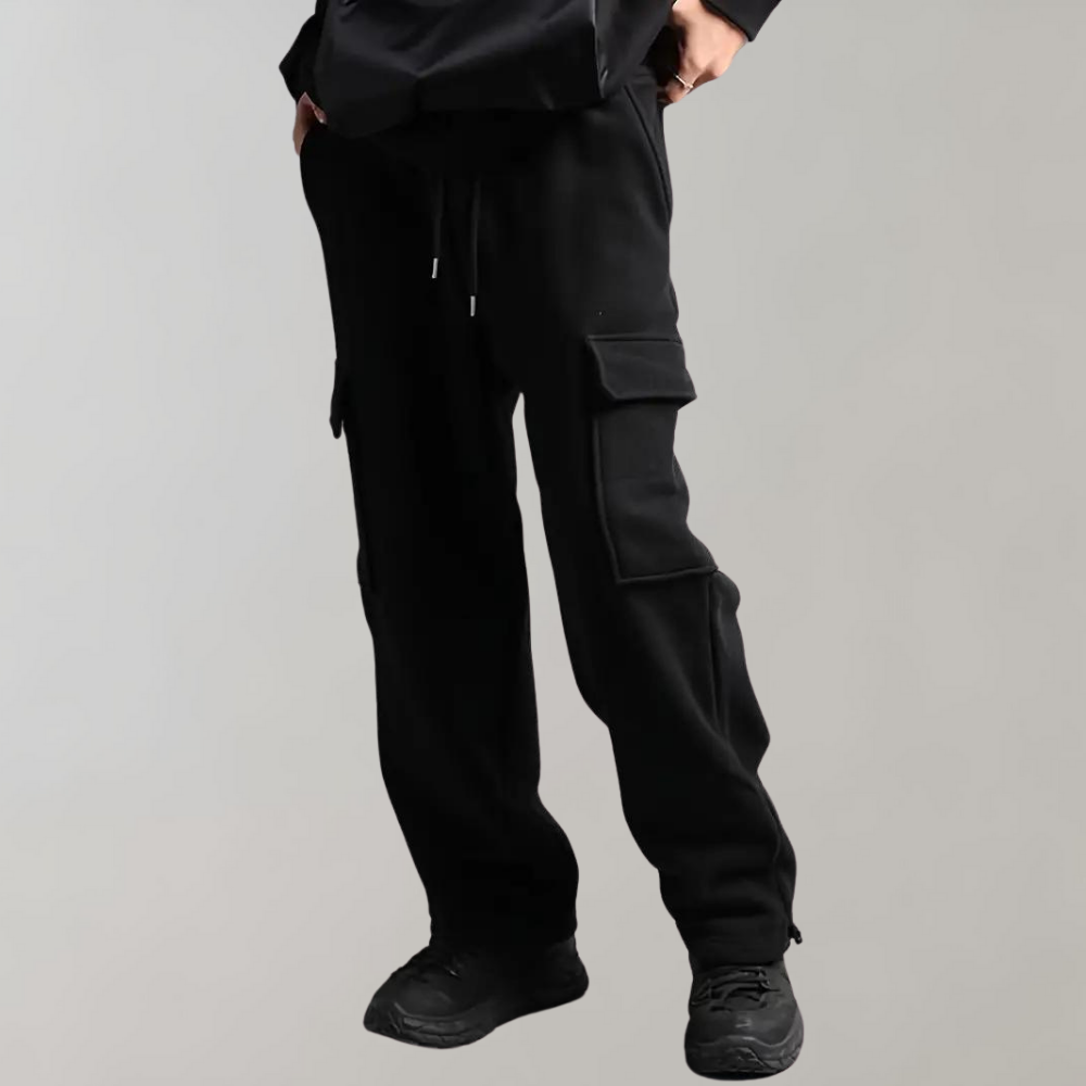 Cargo Pants Jogger Cintura Elástica Multibolsillos para Hombre