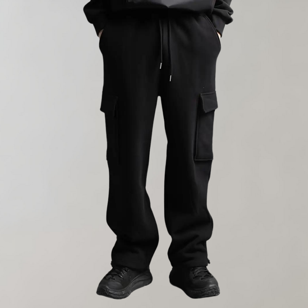 Cargo Pants Jogger Cintura Elástica Multibolsillos para Hombre